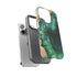 Green Geode in Watercolor - Impact Resistant Phone Case